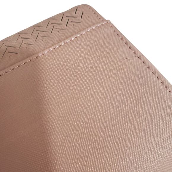 Madison West | Flap Lasercut Handbag Clutch with Interior Pocket and Card Slots - Picture 4 of 11